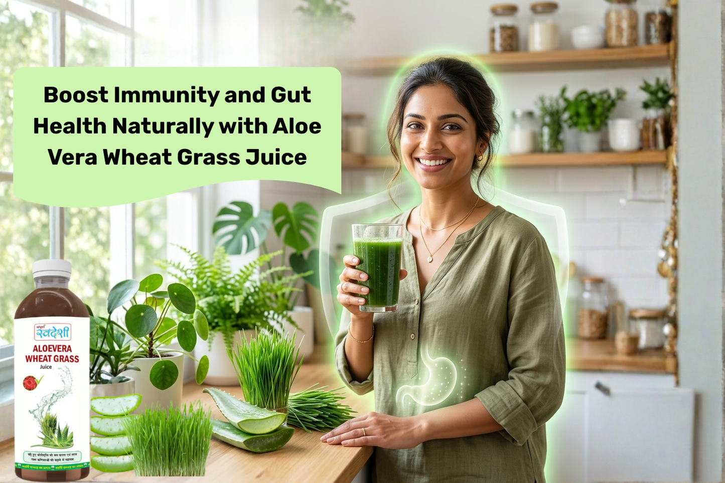 Gut Health with Aloe Vera Juice