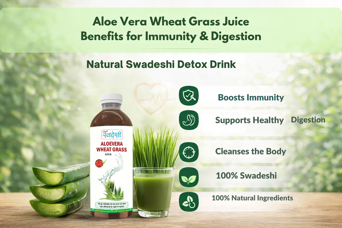 Aloe Vera Wheat Grass Juice Benefits 
