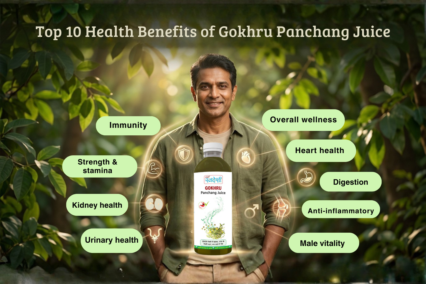 Benefits of Gokhru Panchang Juice