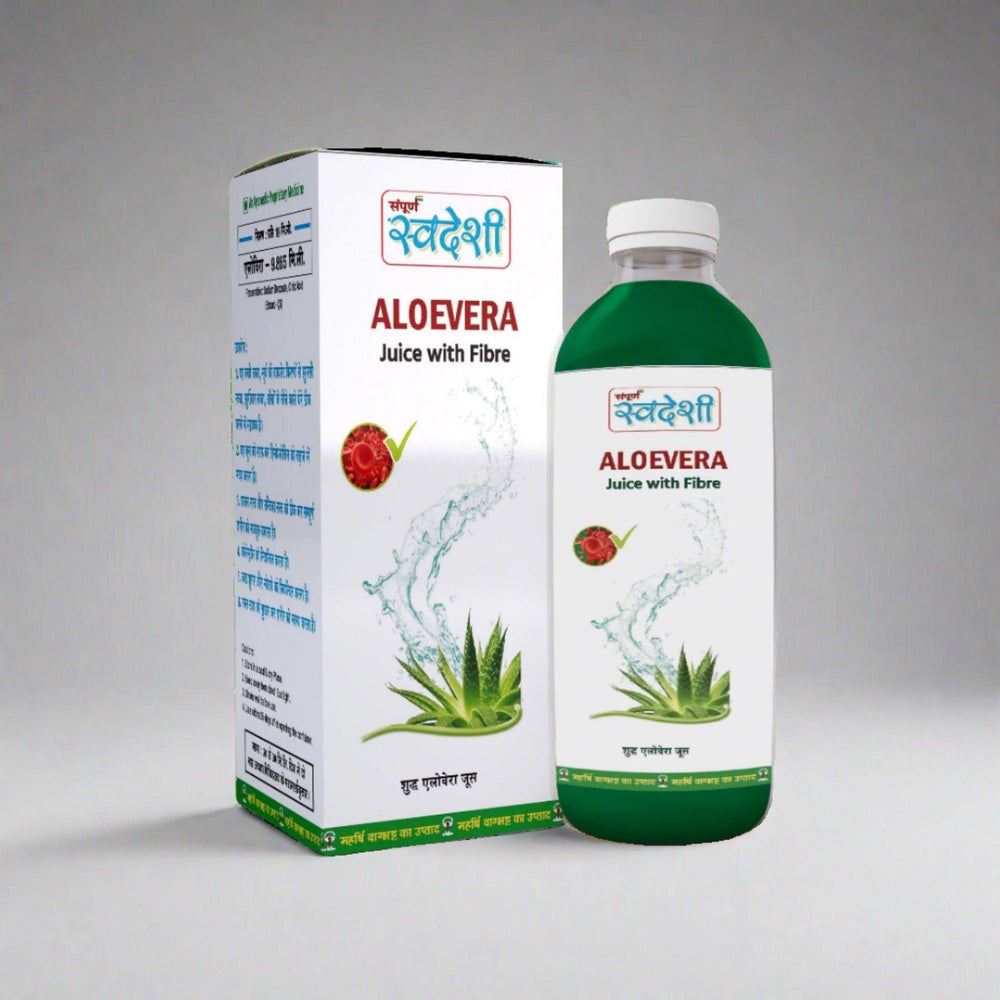 Aloe Vera Juice with fibers - Sampuran Swadeshi